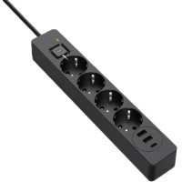 Сетевой фильтр-удлинитель ColorWay CW-CHE432PDB