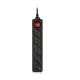 Сетевой фильтр-удлинитель REAL-EL RS-Protect M 10м Black (EL122300037)