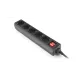 Сетевой фильтр-удлинитель REAL-EL RS-Protect M 10м Black (EL122300037)