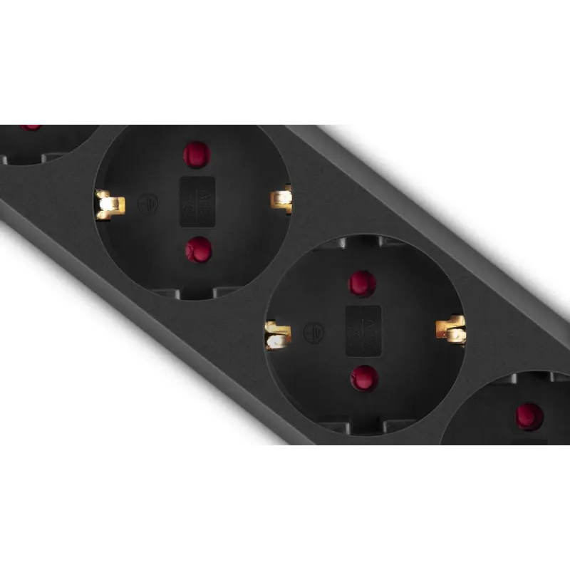 Сетевой фильтр-удлинитель REAL-EL RS-Protect M 10м Black (EL122300037)