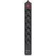Мережевий фільтр-подовжувач REAL-EL RS-PROTECT 605 3m, black (EL122300041)