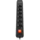 Мережевий фільтр-подовжувач REAL-EL RS-PROTECT 605 3m, black (EL122300041)