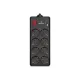 Мережевий фільтр-подовжувач REAL-EL RS-PROTECT 805 3m, black (EL122300043)