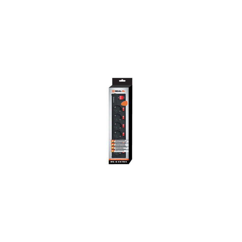 REAL-EL RS-6 Extra Black 5.0м (EL122300003)