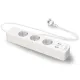Сетевой фильтр-удлинитель TP-Link TAPO P300 Smart Wi-Fi Power Strip White, 3 розетки, 1xUSB-C, 2xUSB, 1.5м
