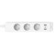 TP-Link TAPO P300 Smart Wi-Fi Power Strip White, 3 розетки, 1xUSB-C, 2xUSB, 1.5м