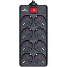 Сетевой фильтр-удлинитель REAL-EL RS-8 Protect 5м Black (EL122300024)