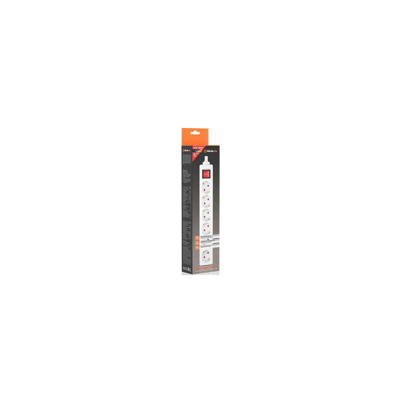 REAL-EL RS-6 Protect M 5 м White (EL122300035)