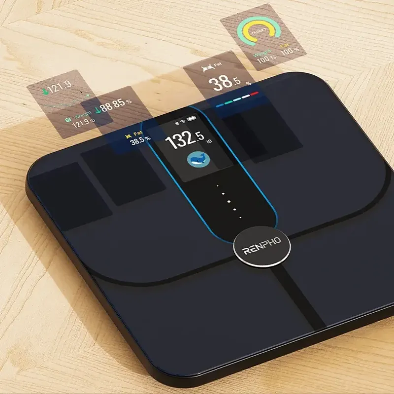 Ваги підлогові RENPHO Elis Nova Smart Wi-Fi Body Scale Black (R-A031)