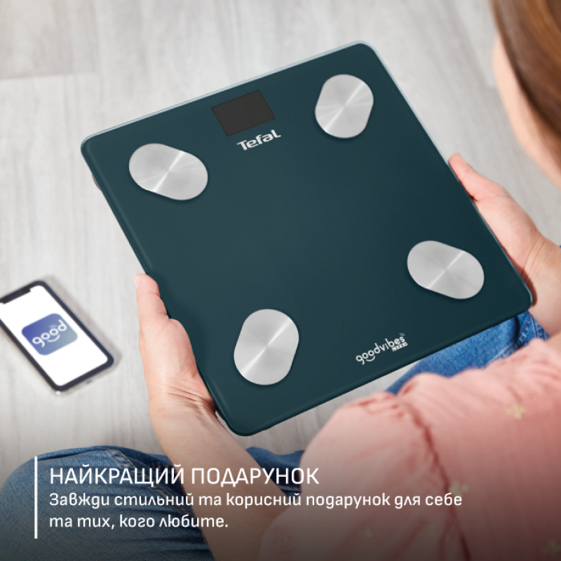 Ваги підлогові Tefal GoodVibes Life+ BM9720F0