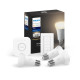 Philips Hue White: Bridge, Dimmer, лампа E27 3шт (929001821620)