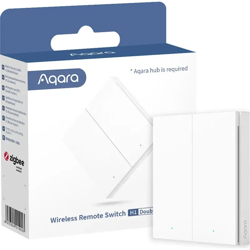 Розетка Aqara Wirless Remote Switch H1 2-Buttons (WRS-R02)