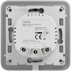 Розетка Ajax LightCore 1-gang for LightSwitch Jeweller (000029717)