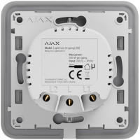 Розетка Ajax LightCore 2-gang for LightSwitch Jeweller (000029718)