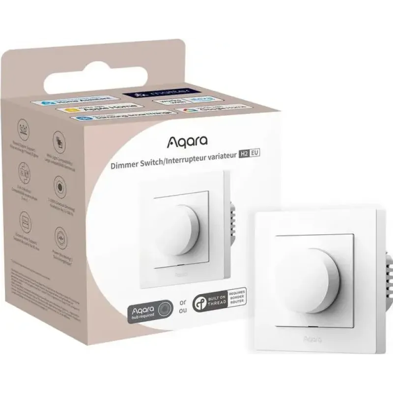 Розетка Aqara Smart H2 Dimmer Switch White (KD-R01D-W)