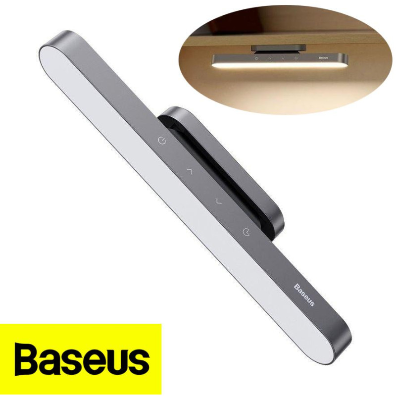 Лампа Baseus Magnetic Stepless Dimming Charging Dark Gray (DGXC-C0G)