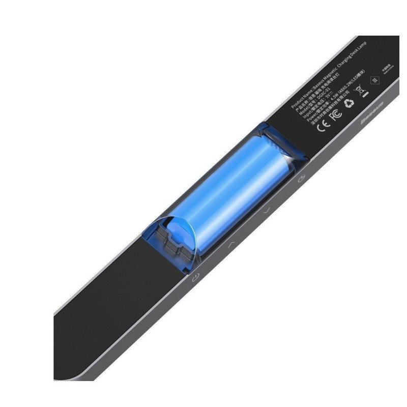 Лампа Baseus Magnetic Stepless Dimming Charging Dark Gray (DGXC-C0G)
