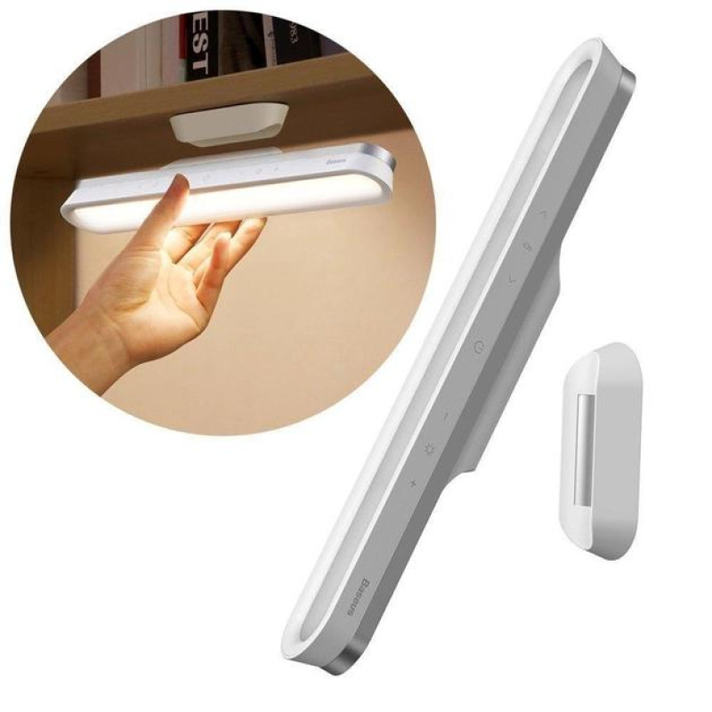 Лампа Baseus Magnetic Stepless Dimming Charging Desk Lamp Pro White (DGXC-02)