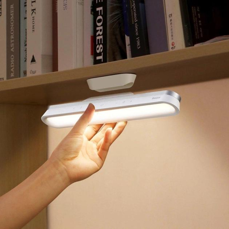 Лампа Baseus Magnetic Stepless Dimming Charging Desk Lamp Pro White (DGXC-02)