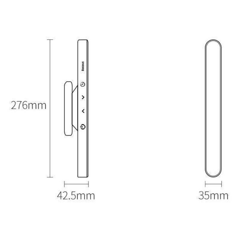 Лампа Baseus Magnetic Stepless Dimming Charging Desk Lamp Pro White (DGXC-02)