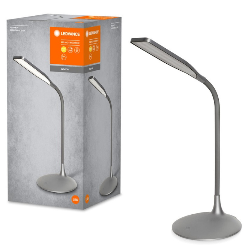 Лампа LEDVANCE LED PANAN Disc Single Grey 5W (4058075472754)