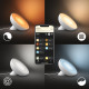 Philips Hue Bloom 2000K-6500K Color Bluetooth білий (929002375901)