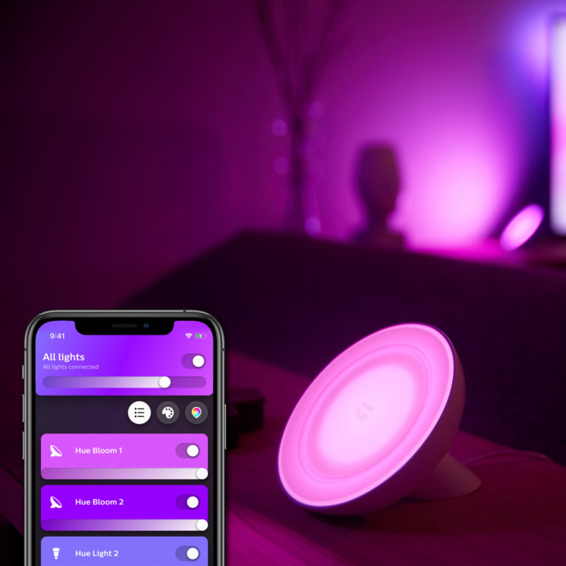 Philips Hue Bloom 2000K-6500K Color Bluetooth білий (929002375901)