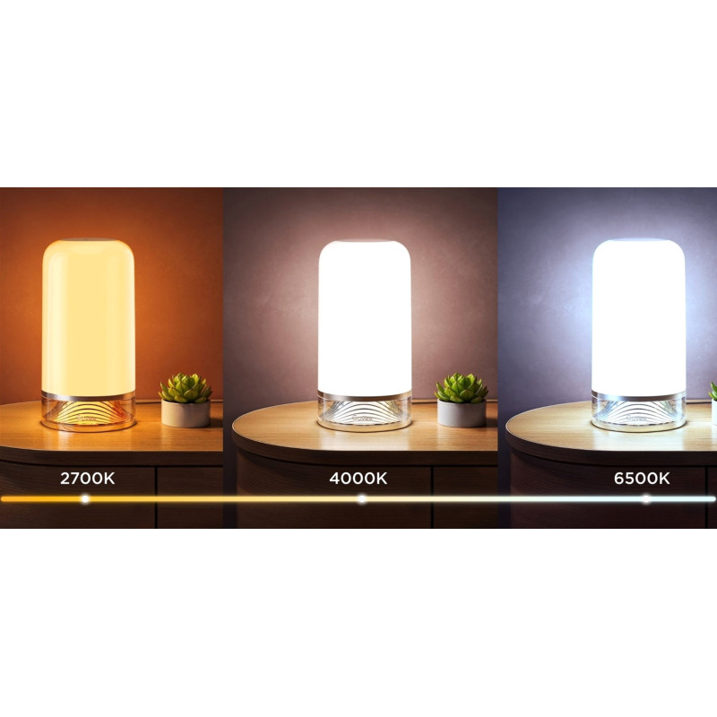 Лампа Govee H6022 Table Lamp 2 RGBICWW Wi-Fi/Bluetooth White (H60223D1)