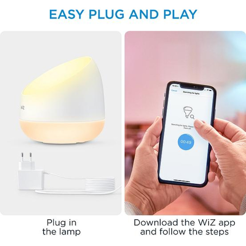 Лампа WiZ BLE Portable Dual Zone Wi-Fi (929002690301)