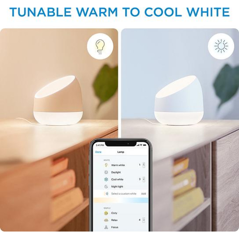 Лампа WiZ BLE Portable Dual Zone Wi-Fi (929002690301)