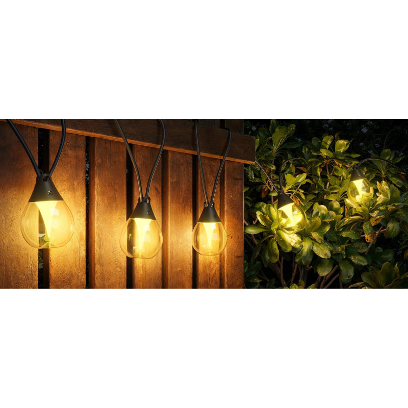 Лампа Govee H7025 Outdoor Clear Bulb String Lights, WI-FI/Bluetooth (H7025CB1)