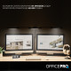 OfficePro LED 24W 1300Lm 3000-6000К Black для монітора (SL300B)