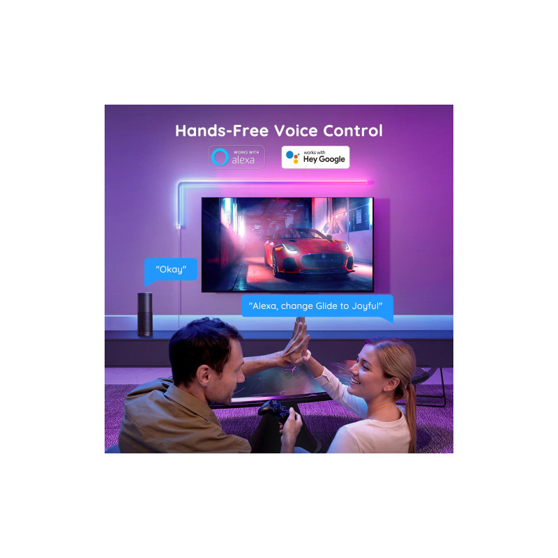 Govee H6062 Glide RGBIC Wall Light 6+1 RGB (B6062301)