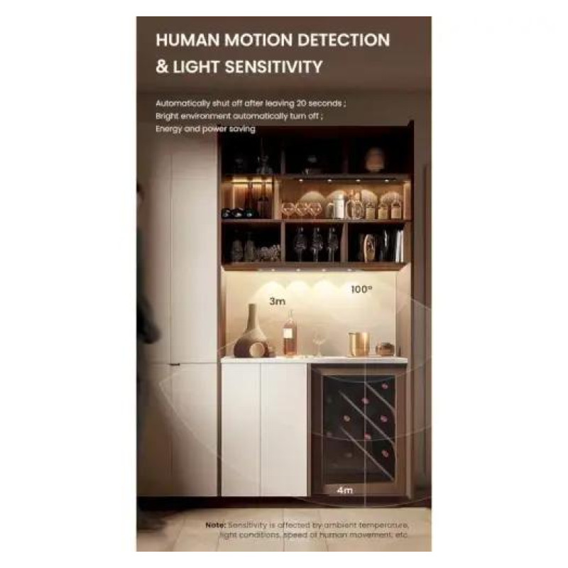 Потолочный светильник Yeelight Motion Sensor Cabinet Light 42cm 0.9W 2700K з датчиком руху (YLYYD-0012)