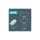 iKOS LED Colo 52W 2800-6500К з пультом ДК (0003-BLG)