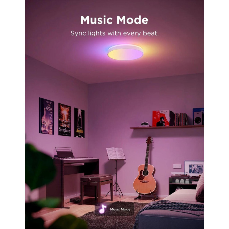 Потолочный светильник Govee 38cm Smart Ceiling Light Pro белый (H60A6C01)