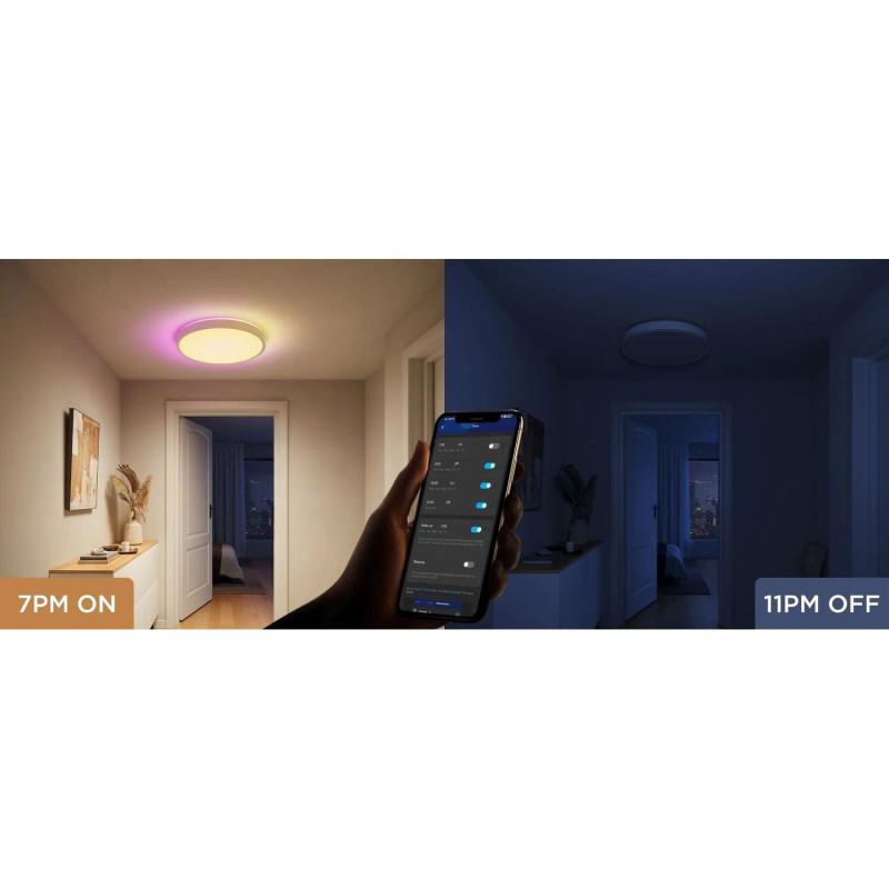Потолочный светильник Govee 38cm Smart Ceiling Light Pro белый (H60A6C01)