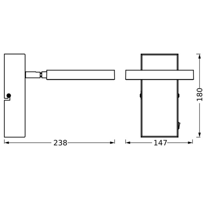 Потолочный светильник LEDVANCE Decor Spot Saturn Click-CCT 1 Spot White 11W 3000-6500K (4058075827967)