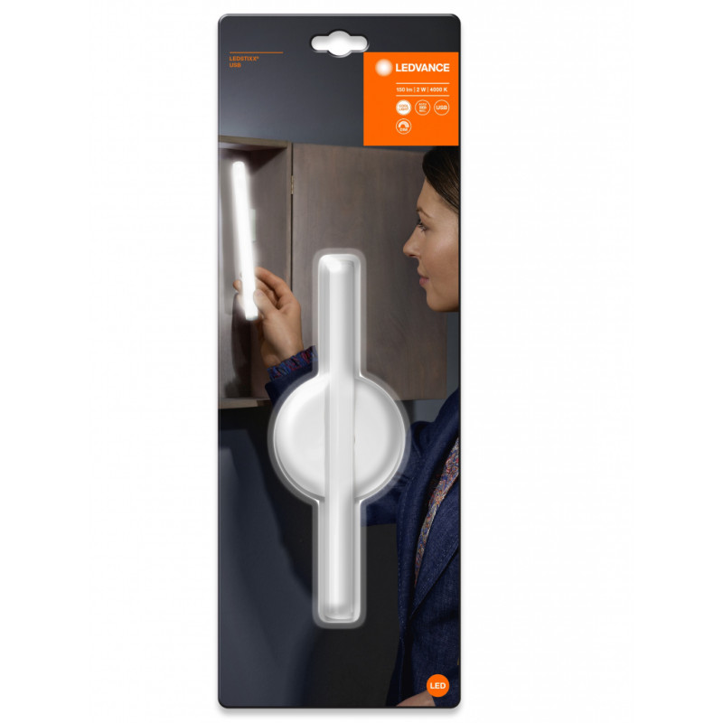 LEDVANCE Підсвічування дзеркала USB LED Light Silver 150Лм 2W (4058075399723)