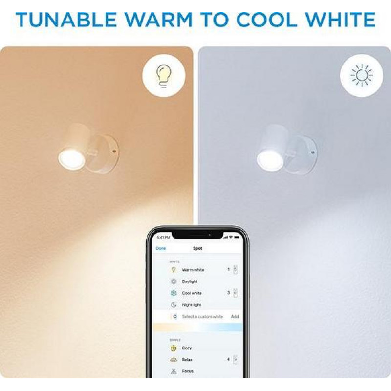 Стельовий світильник WiZ Imageo Build On Spot White 5W 2200-6500K (929002658701)