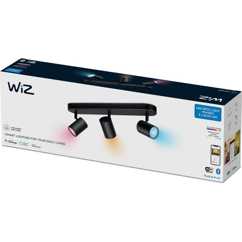 Стельовий світильник WiZ Imageo Build On Spot Black 15W 2200-6500K (929002659201)