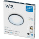 Стельовий світильник WiZ LED Ceiling SuperSlim Black 16W 2700-6500K (929002685201)
