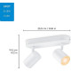 Стельовий світильник WiZ Imageo Build On Spot White 10W 2200-6500K (929002658801)