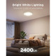 Потолочный светильник Govee Smart Square Ceiling Light 30cm, белый (H80A4C01)