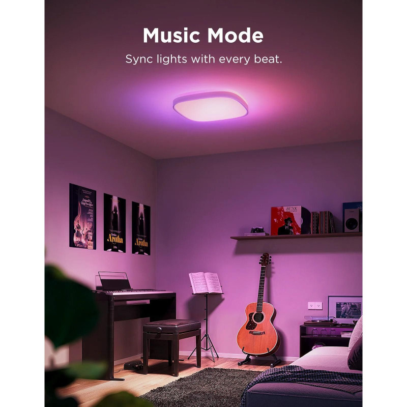 Потолочный светильник Govee Smart Square Ceiling Light 30cm, белый (H80A4C01)