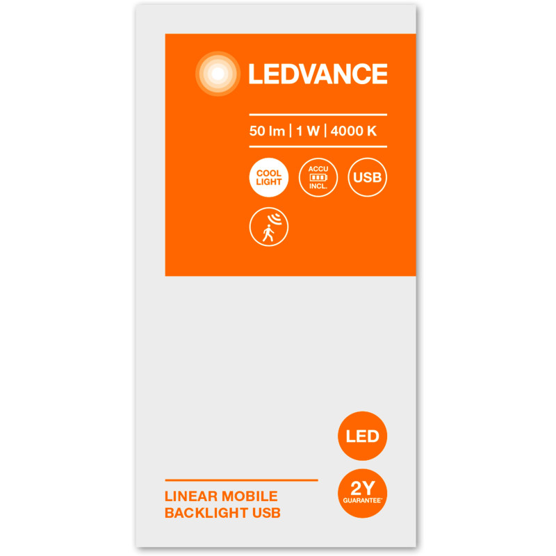 LEDVANCE Linear LED Mobile Backlight Sensor 200mm 1W 4000K акумулятор (4058075610484)
