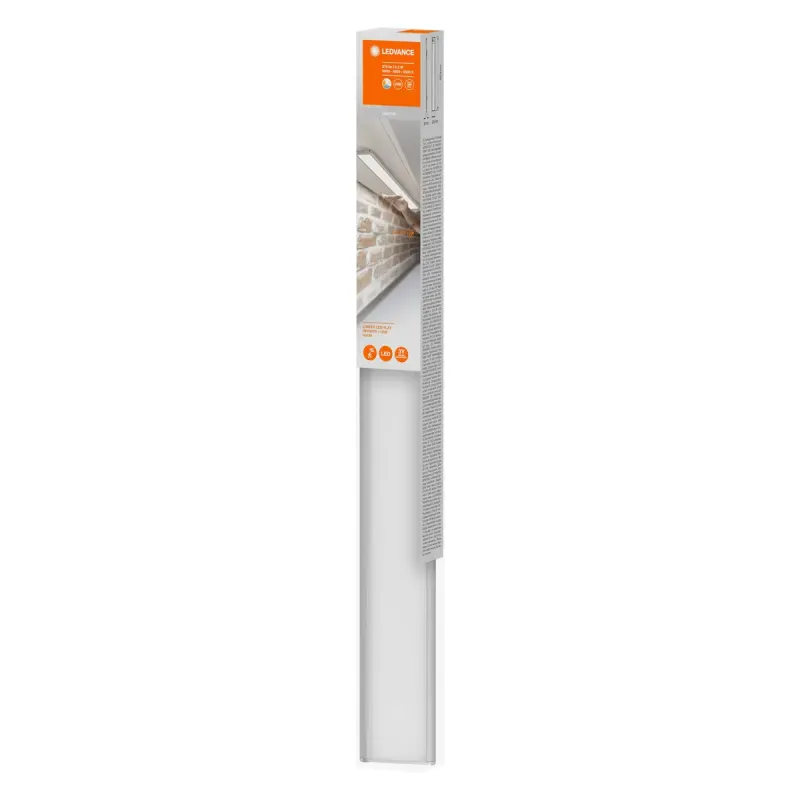 Потолочный светильник LEDVANCE Linear LED Flat Sensor + USB 400mm 3W 3000-6500K акумулятор, датчик руху (4058075762213)