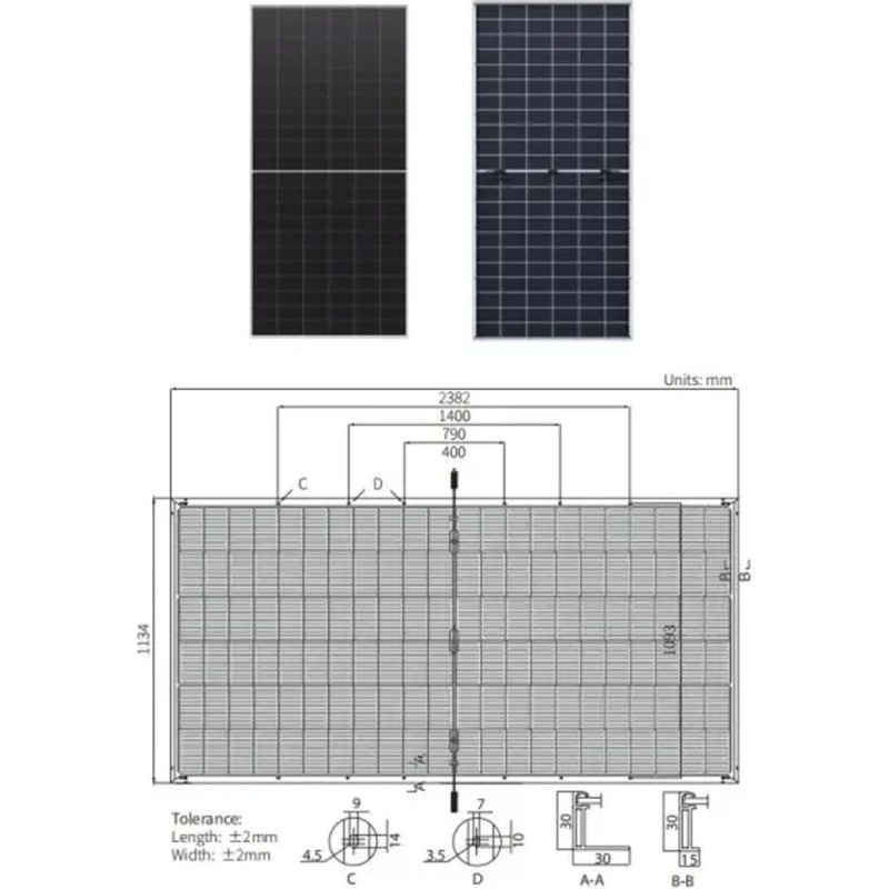 Сонячна панель LONGI Solar LR8-66HGD-615M