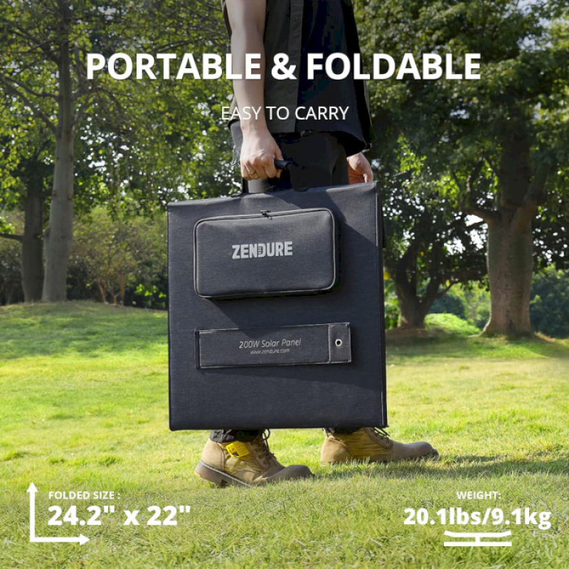 Zendure 200W Solar Panel (ZD200SP-BK-JH)