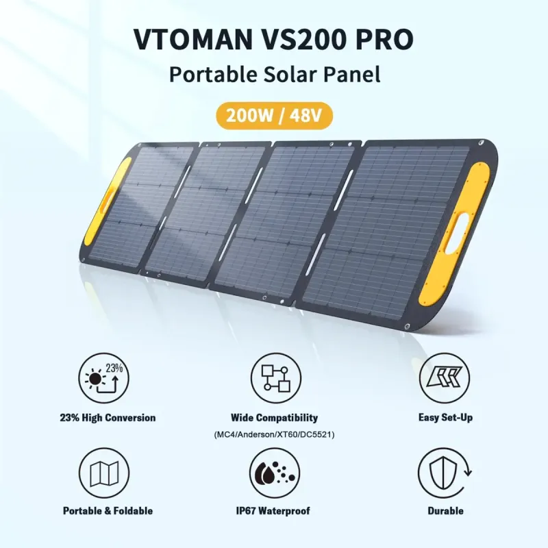 Солнечная панель Vtoman VS200 Pro